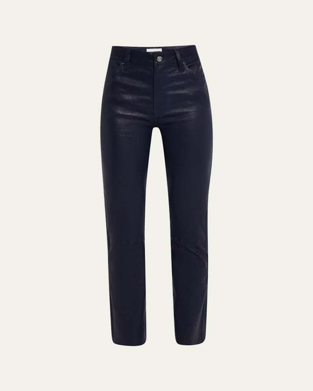 The Leather Reboot Crop Jeans